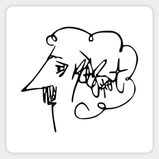 Kurt Vonnegut Sticker